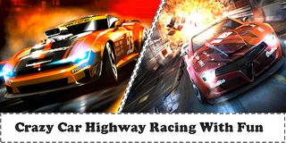 Crazy Car Racing Highway Game - Screenshot 1