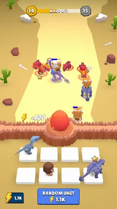 Dino Merge Wars - Screenshot 2
