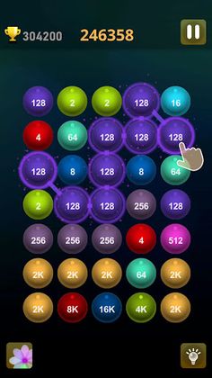 2248 puzzle - link block Tiles - Screenshot 3