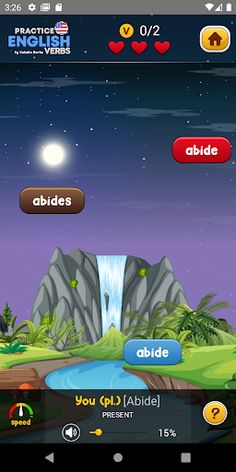 Learn English Verbs Game - Screenshot 1