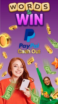 Words to Win: Real Money Games - Screenshot 1