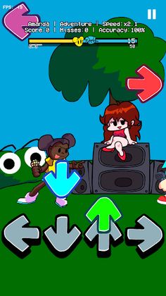 FNF Amanda's Adventure Funkin - Screenshot 3