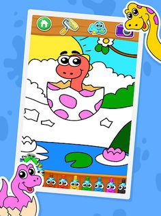 Coloring dinosaurs - Screenshot 3