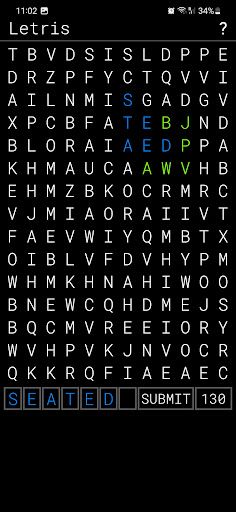 Letris - daily letter puzzle - Screenshot 1