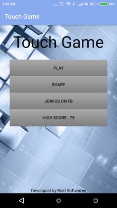 Touch Game - Screenshot 1