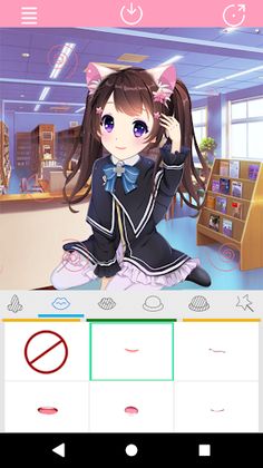 Anime Avatar Maker: Pretty - Screenshot 2
