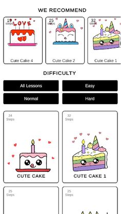 How To draw Cute cake - Screenshot 1