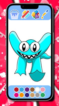 Rainbow Friends 3 Coloring - Screenshot 1