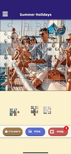 Summer Holidays Puzzle - Screenshot 4