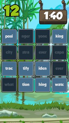 Word Fuse - match the halves - Screenshot 1