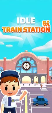 Idle Train Station - Screenshot 1