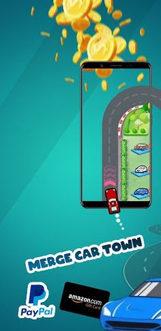 merge car town tycoon game car - Screenshot 2