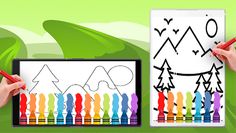 Scenery Colouring Book - Screenshot 2