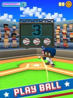 Blocky Baseball - Screenshot 1