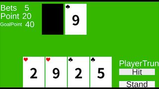 2DCardGame"BlackJack" - Screenshot 2