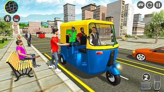 Auto Rickshaw game 3D car game - Screenshot 1