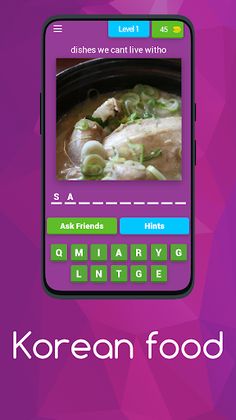 Korean Food Quiz: Fun Game - Screenshot 1