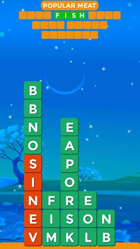 Word stacks connect words game - Screenshot 2