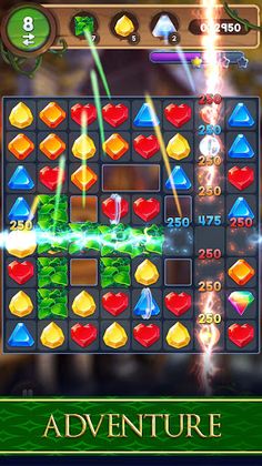 Avalon Jewels Match-3 - Screenshot 2