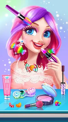 Candy Girl Makeup: Diy Dressup - Screenshot 2
