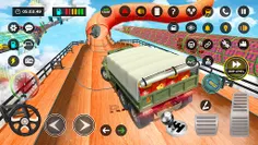 Mega Ramp Army Truck Driving - Screenshot 3
