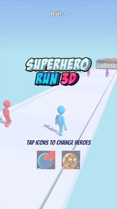 Superhero Run 3D - Screenshot 1