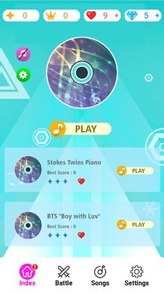 Stokes Twins Piano game - Screenshot 1