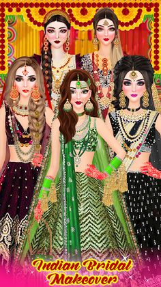 Desi Indian Bride Dressup game - Screenshot 2