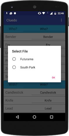 Cluedo Notepad - Screenshot 3