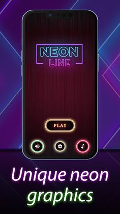 Neon Line One Touch - Screenshot 2
