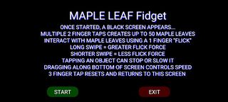 Maple Leaf Fidget - Screenshot 1
