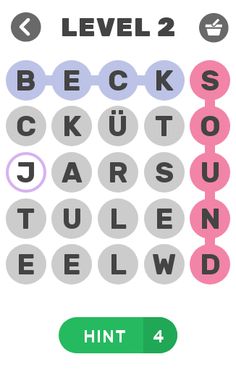 Puzzle Words English - Screenshot 2