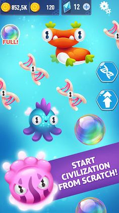 Alien Evolution Clicker: Speci - Screenshot 1