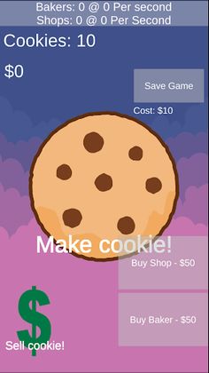 Lucict's cookie clicker - Screenshot 1
