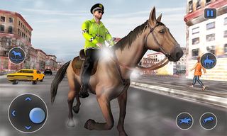 Mounted Horse Cop Chase Arrest - Screenshot 2