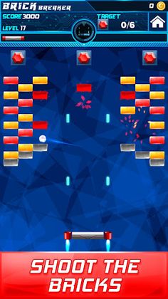 Brick Breaker Cyber - Screenshot 2