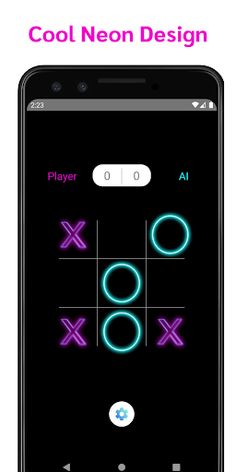 Tic Tac Toe Neon - Screenshot 1