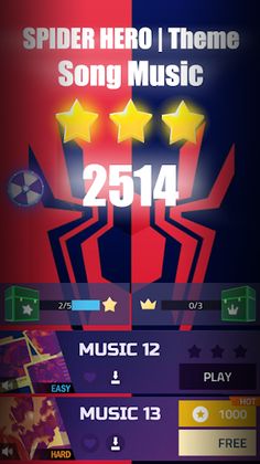 Spider Hero Man Piano - Screenshot 4