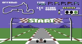 C64 Buggy Boy - Screenshot 1