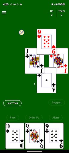 Euchre Master II - Screenshot 2