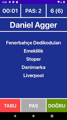 Futbol Tabu - Screenshot 4