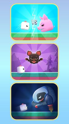 Square Bird - Flappy Chicken - Screenshot 2