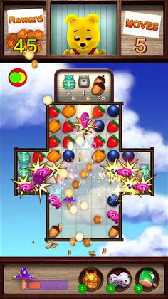 Winnie the bear Match 3. - Screenshot 4