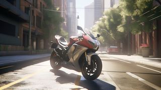 Realistic Moto Simulator: City - Screenshot 1