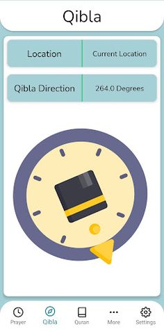 Qibla Finder Prayer Time Quran - Screenshot 1