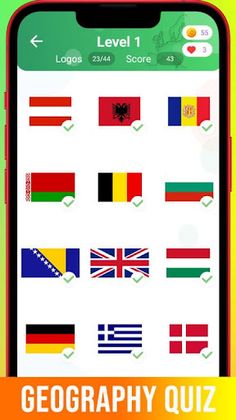 Flag Quiz: guess the flags - Screenshot 2