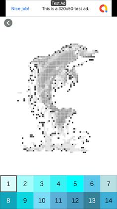 Dolphin Pixel Number - Screenshot 4