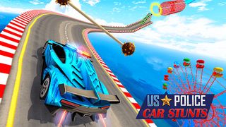 Police Car Stunt：Car Games - Screenshot 1