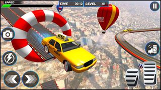 City Taxi Car: Ramp Car Games - Screenshot 2