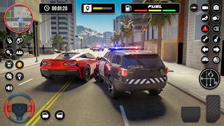 US Police Prado: City Car - Screenshot 2